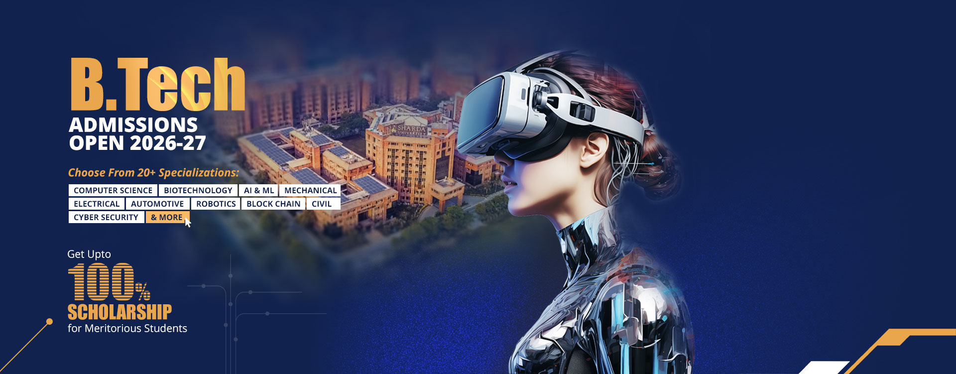 B.Tech Admissions Open for 2026-27